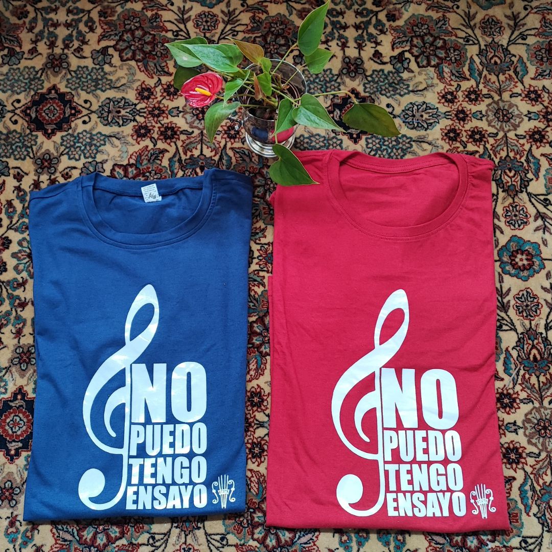 Camiseta algodón estampada para Ensayo Musical