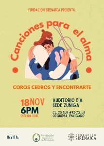 Coros Cedros y Encontrarte en ENVIGADO - canciones para el alma